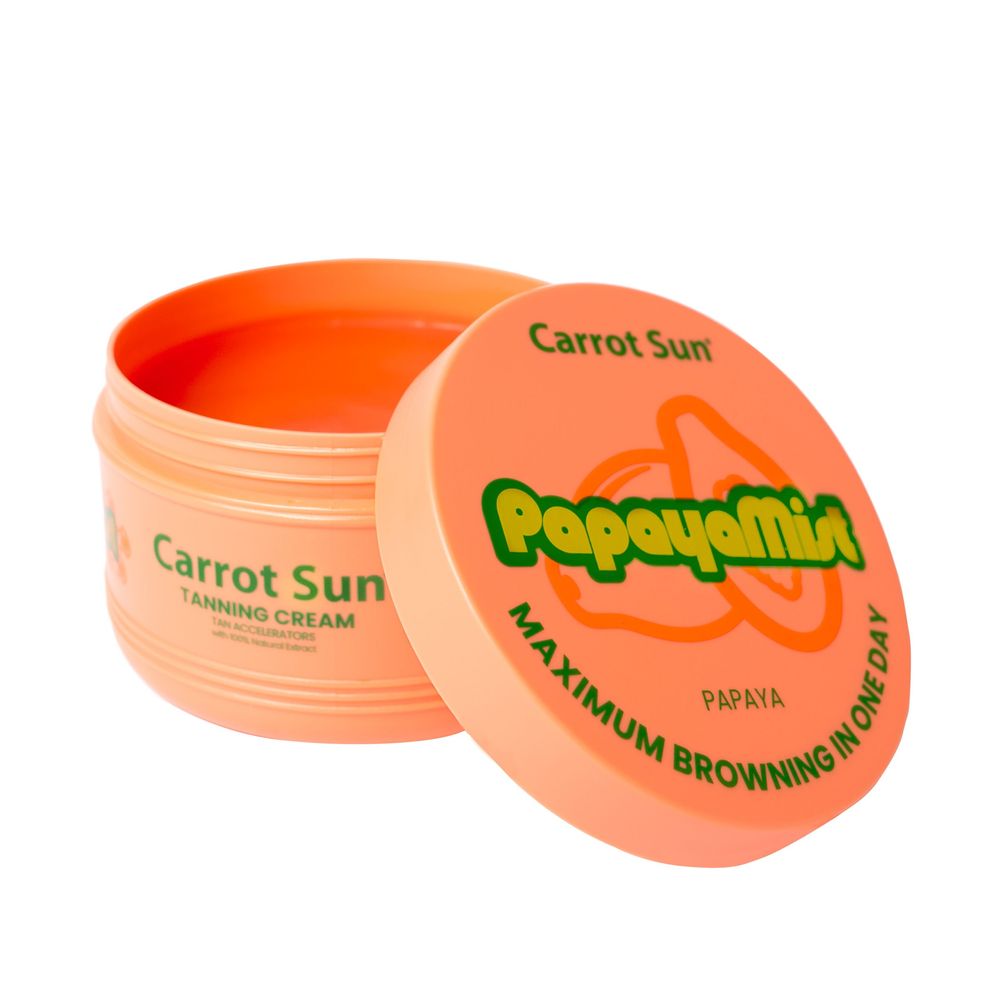Carrot Sun - Papaya Mist Tanning Cream - 350 ml