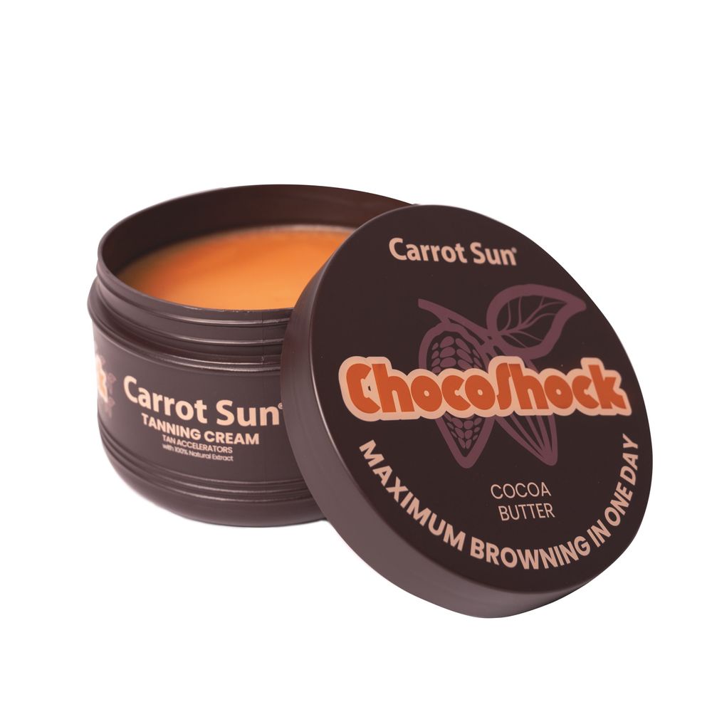 Carrot Sun - Chocoshock Coco Butter Tanning Cream - 350 ml