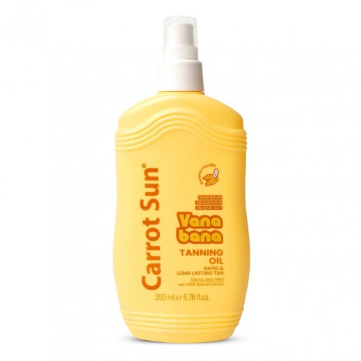 Carrot Sun - Vanabana Tanning Oil - 200 ml