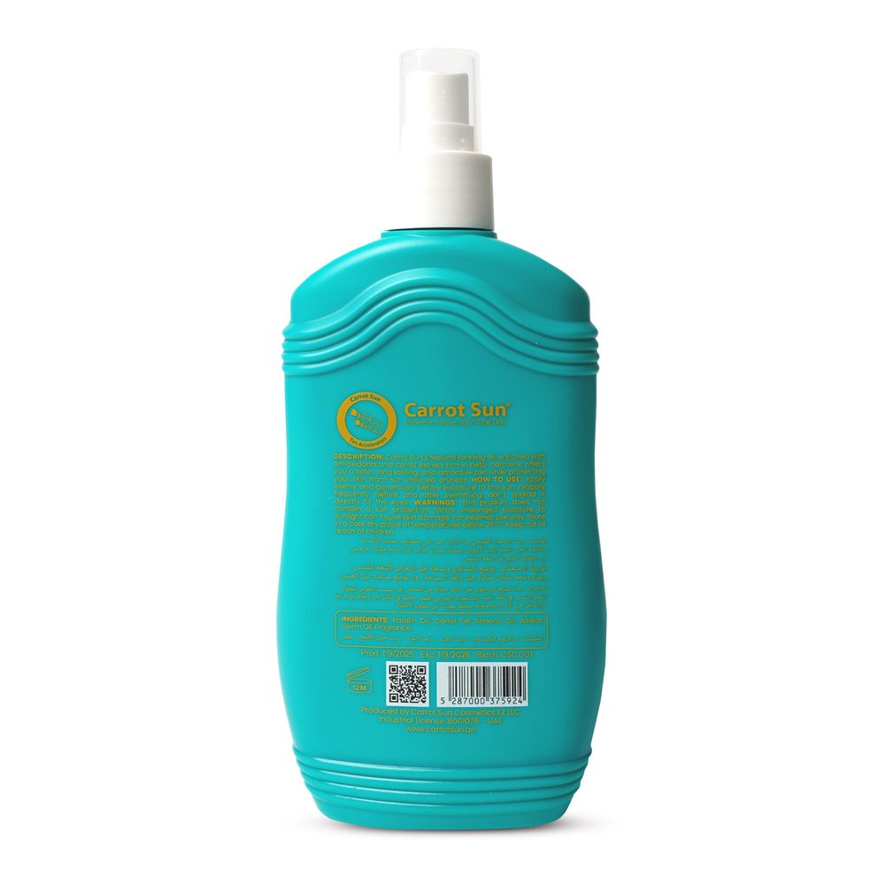 Carrot Sun - Beachy Licious Tanning Oil - 200 ml