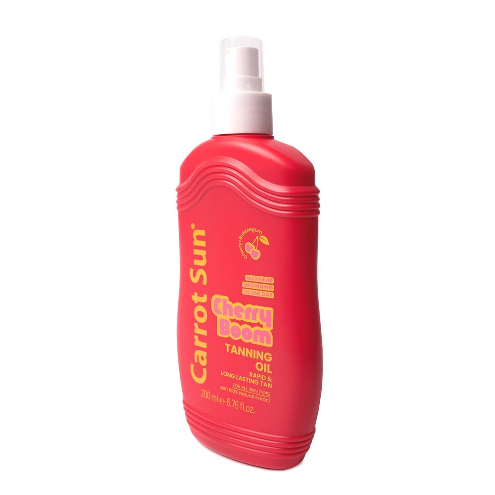 Carrot Sun - Cherry Boom Tanning Oil - 200 ml