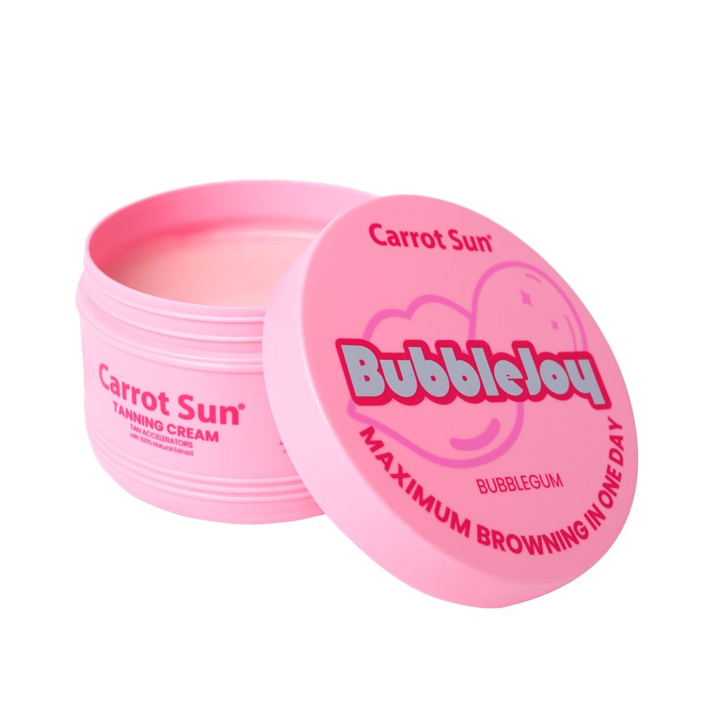 Carrot Sun - Bubble Joy Bubblegum Tanning Cream - 350 ml