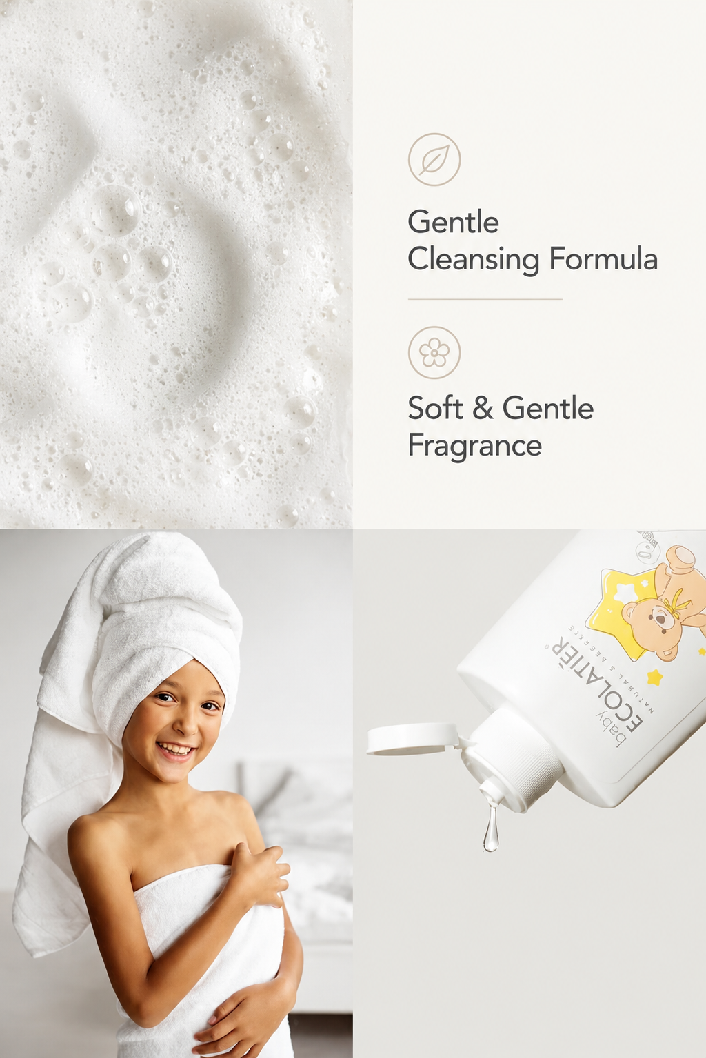 Ecolatier - 2-in-1 Easy Detangling Baby Shampoo - 250 ml