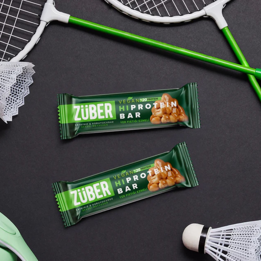 Zuber - Vegan Hi-Protein Bar - 45 gm