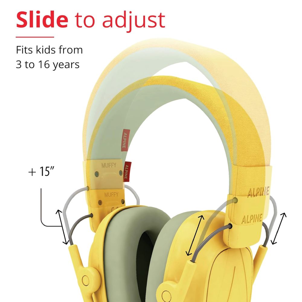 Alpine - Muffy Noise Cancelling Headphones - Yellow