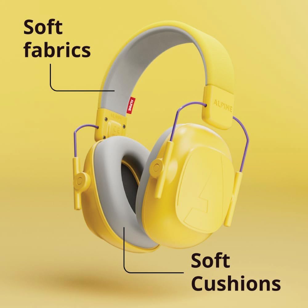 Alpine - Muffy Noise Cancelling Headphones - Yellow