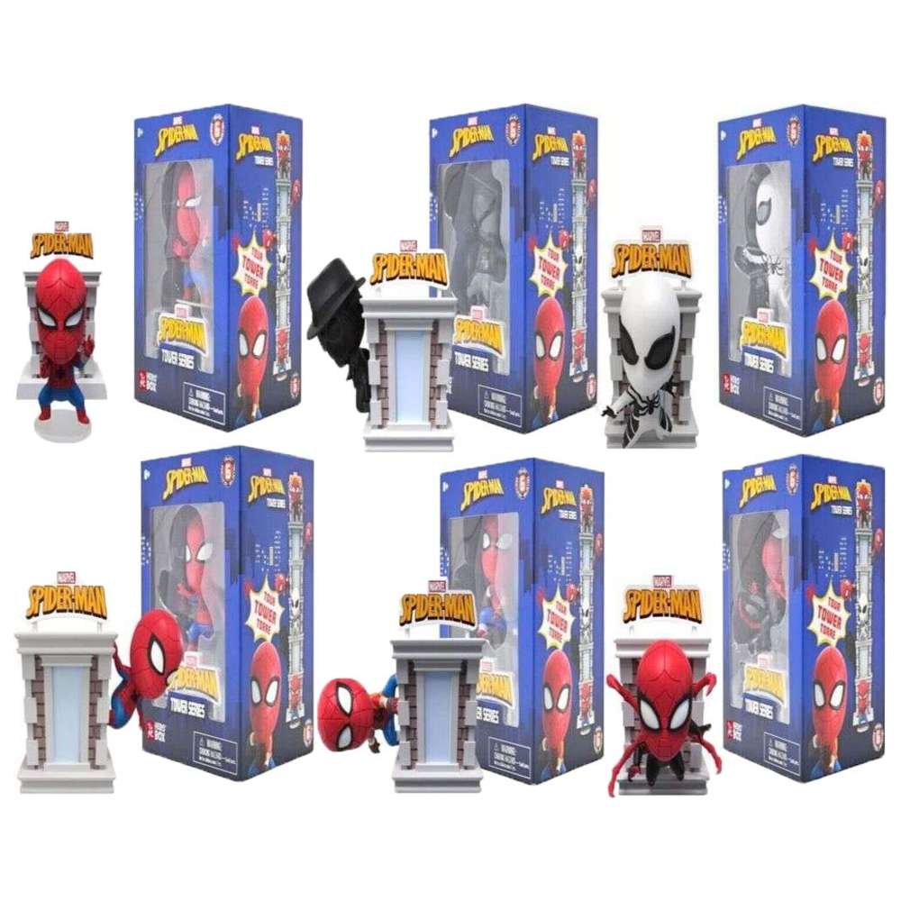 Marvel - Spiderman Tower Series w/ Window Box - Design May Vary - 1 Pc