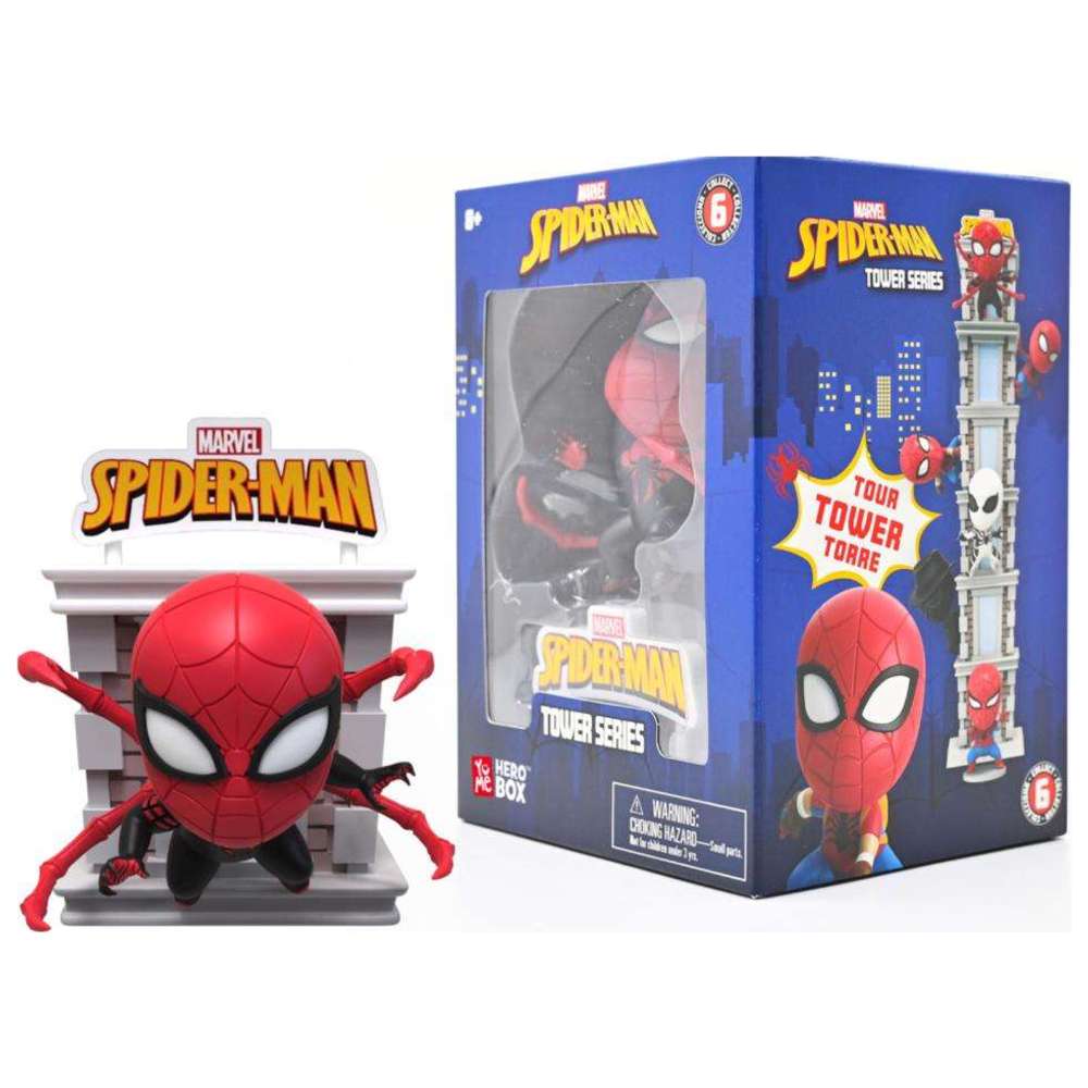 Marvel - Spiderman Tower Series w/ Window Box - Design May Vary - 1 Pc