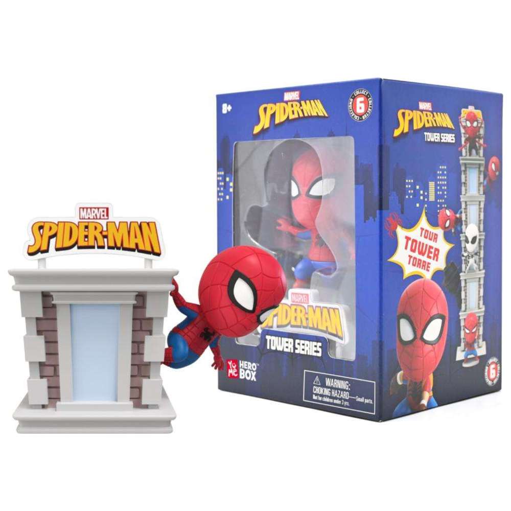 Marvel - Spiderman Tower Series w/ Window Box - Design May Vary - 1 Pc