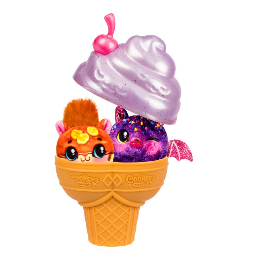 Cookeez Makery - Yum Yumz Series-2 Pet Plush - Style & Color May Vary - 3 Pcs