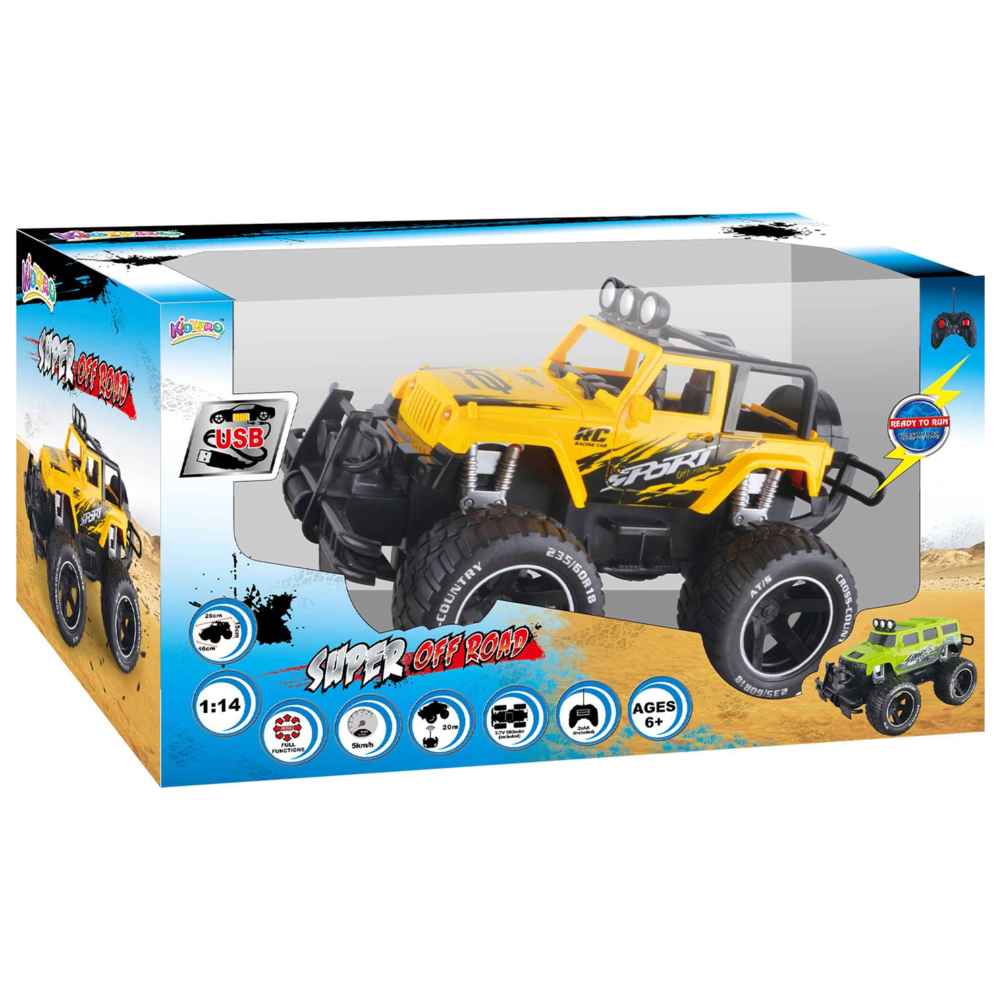 Kidzpro - Super F-Rid w/ Light Remote Control Car - Design May Vary - 1 Pc