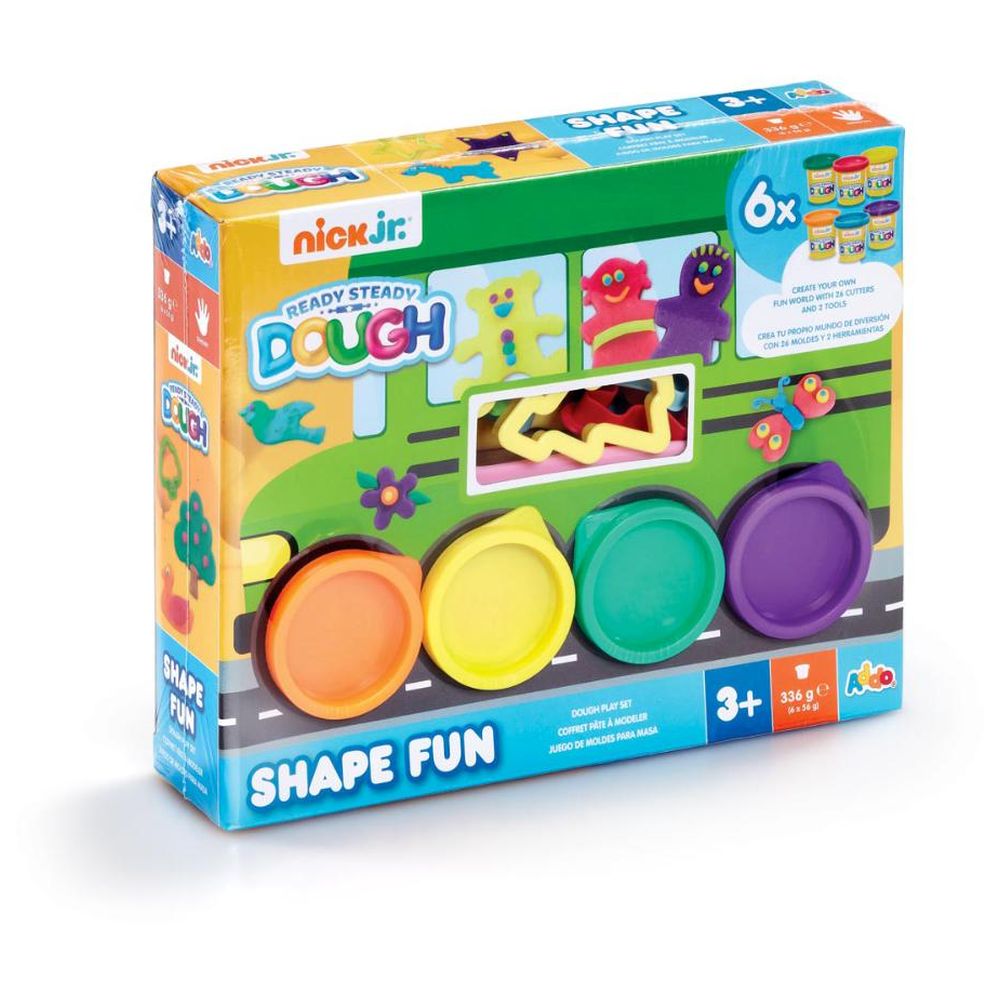 Addo - Colorful Play Dough Alphabet-themed Fun Set - Colors May Vary - 1 Pack