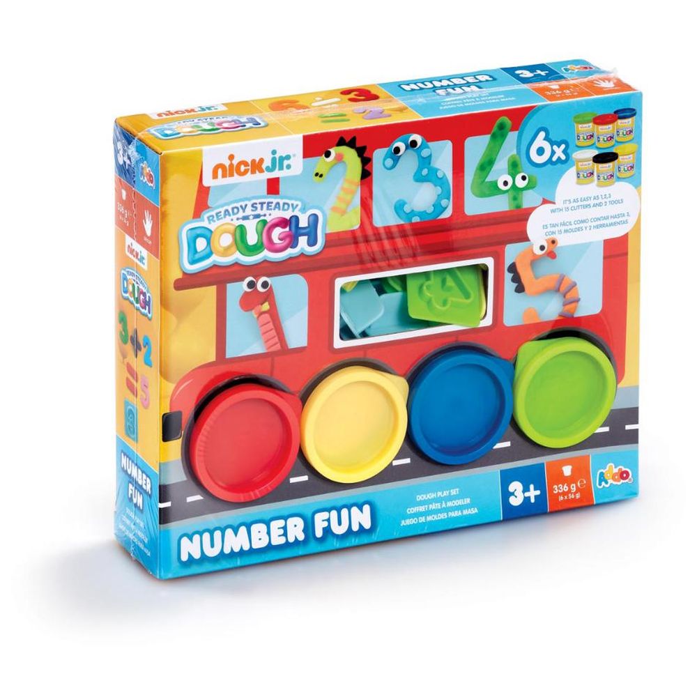 Addo - Colorful Play Dough Alphabet-themed Fun Set - Colors May Vary - 1 Pack