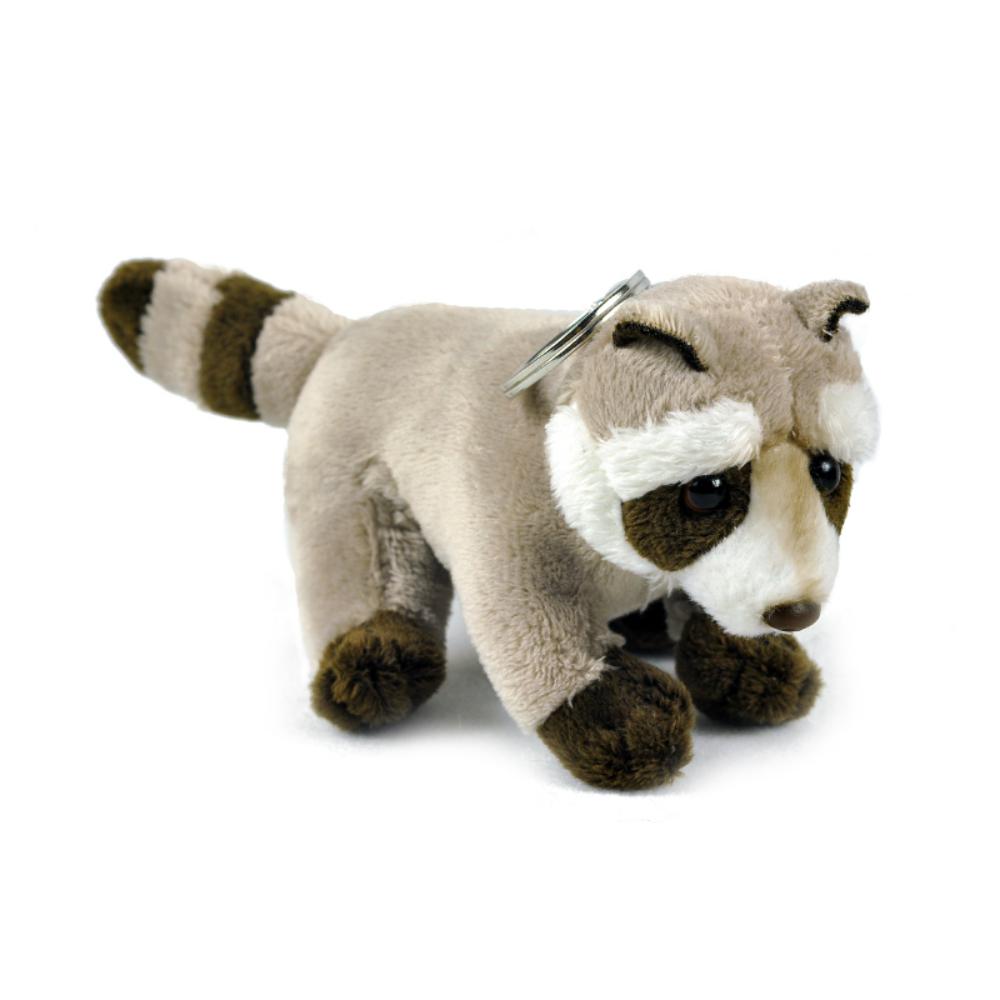National Geographic - Premium Clip-On Raccoon Plush Keychain - 10.16 cm