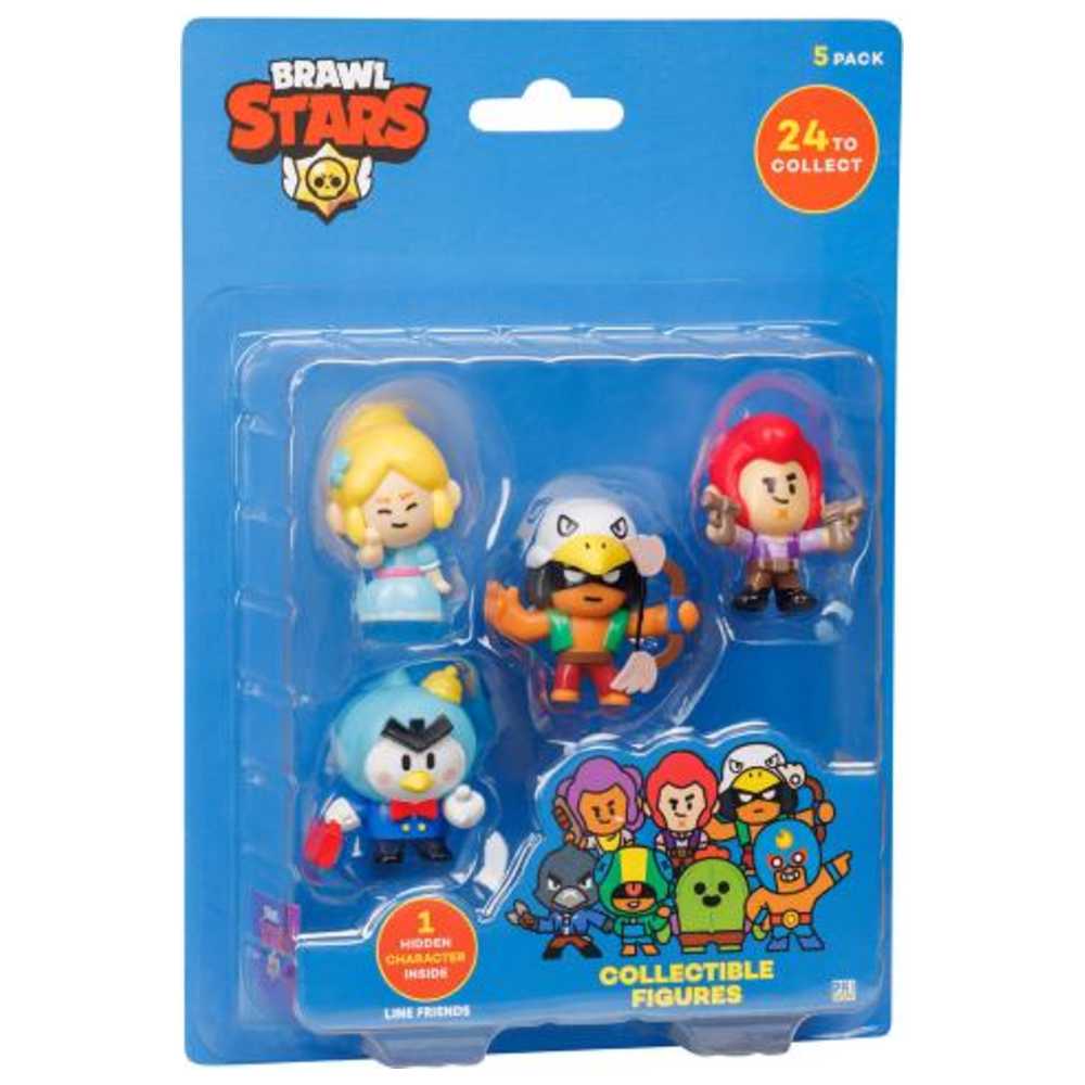 Brawl Stars - Blister Figure - Style May Vary - 5 Pcs