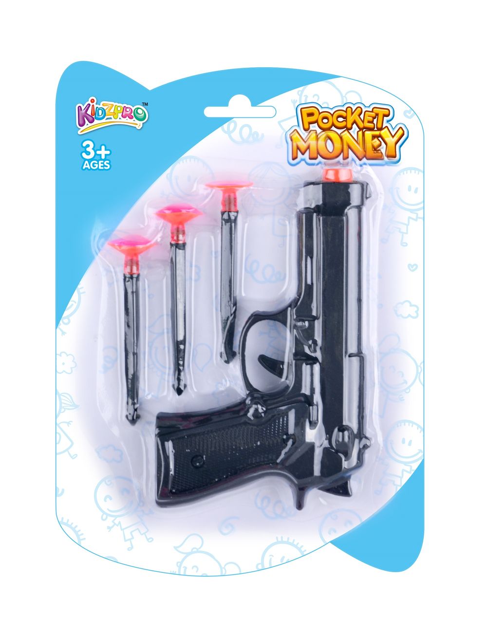 Kidzpro - Police Gun With 3 Darts