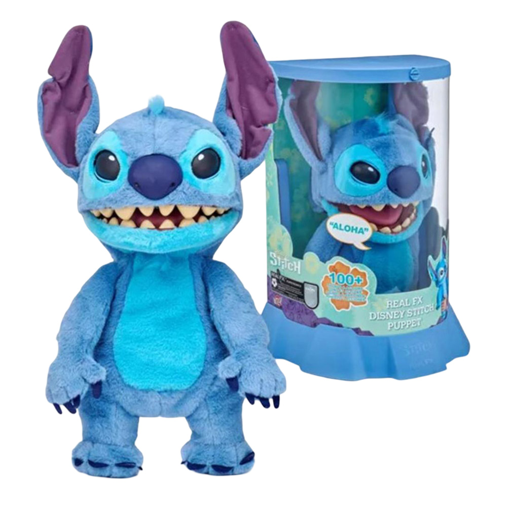 Disney - Real FX Disney Stitch Animatronic Puppet - 18-Inch