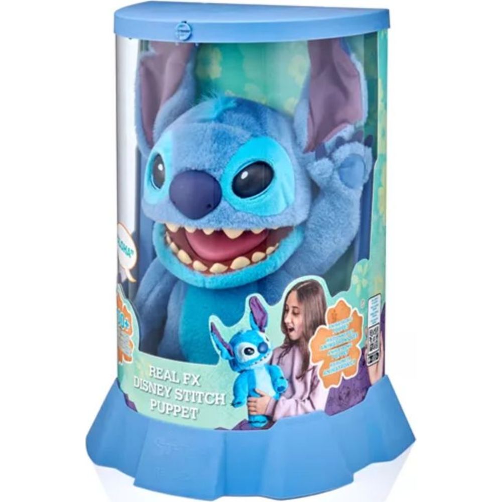 Disney - Real FX Disney Stitch Animatronic Puppet - 18-Inch