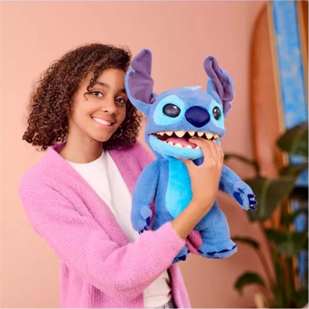 Disney - Real FX Disney Stitch Animatronic Puppet - 18-Inch