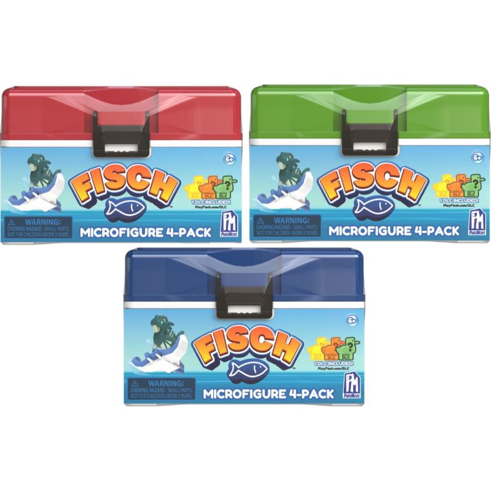 Fisch - 4-In-1 Collectible Micro Figure - Style May Vary - 1 Pc