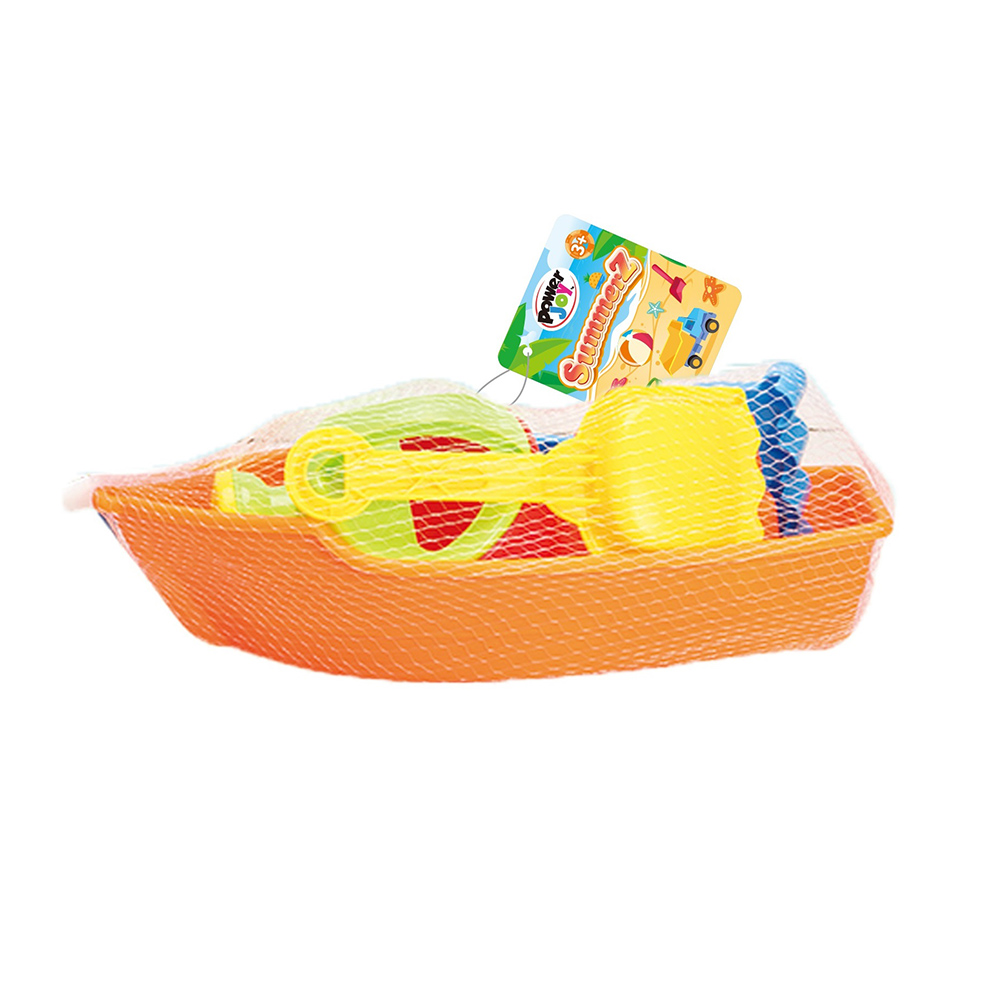 Mondo - Summerz Boat Beach Toys Set - Style May Vary - 6 Pcs