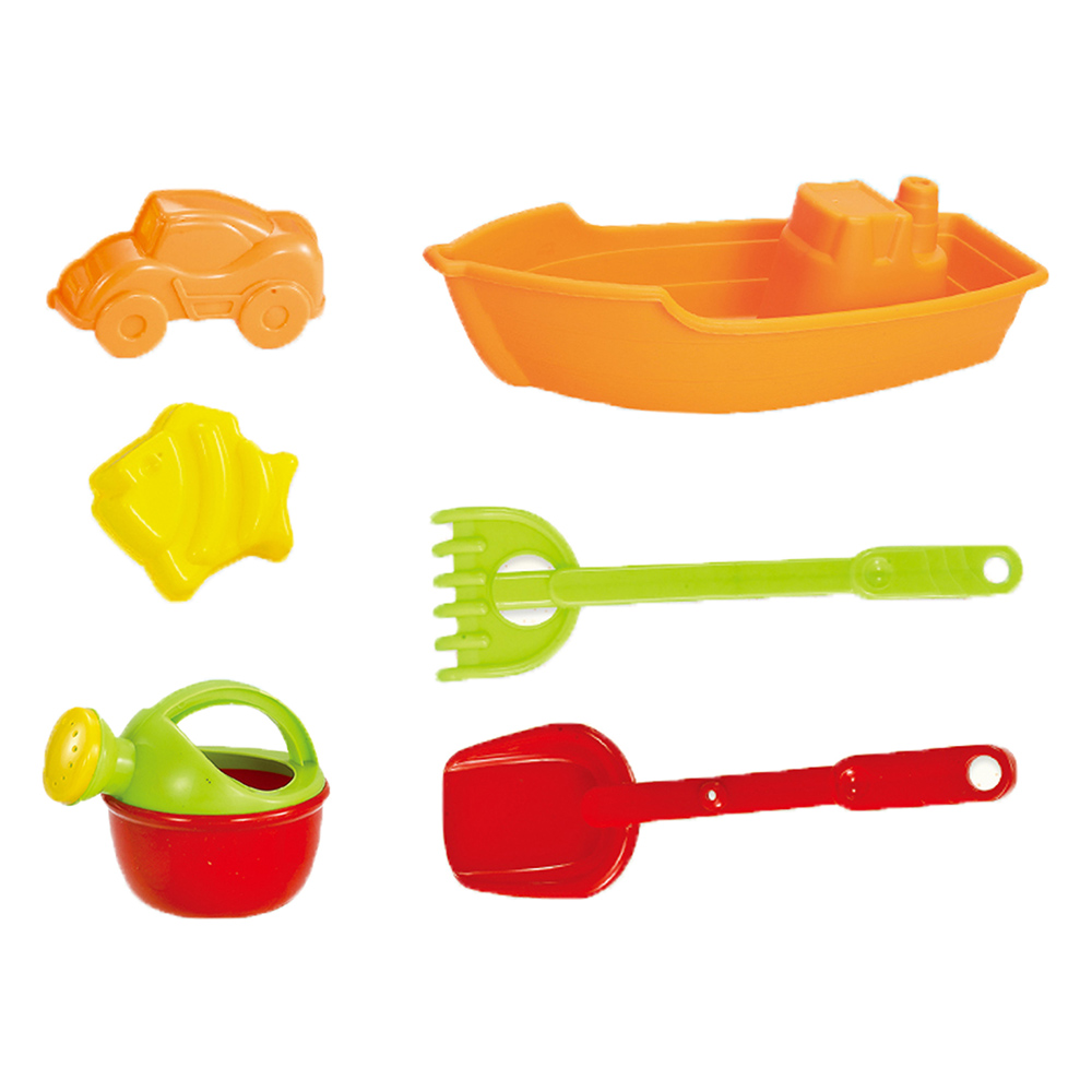 Mondo - Summerz Boat Beach Toys Set - Style May Vary - 6 Pcs