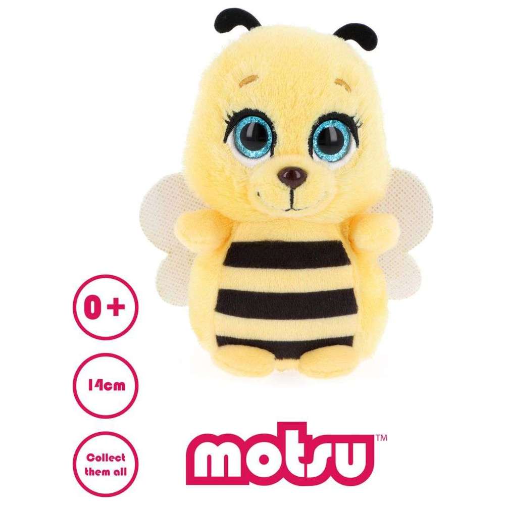 Keel Toys - Motsu Bumble Bee Soft Toy - 14 cm