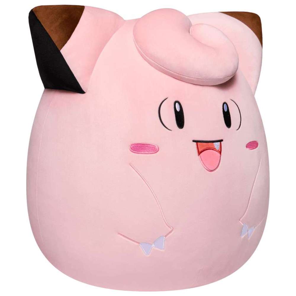 Pokemon - Squishmallow Clefairy Plush Toy - 14-Inch