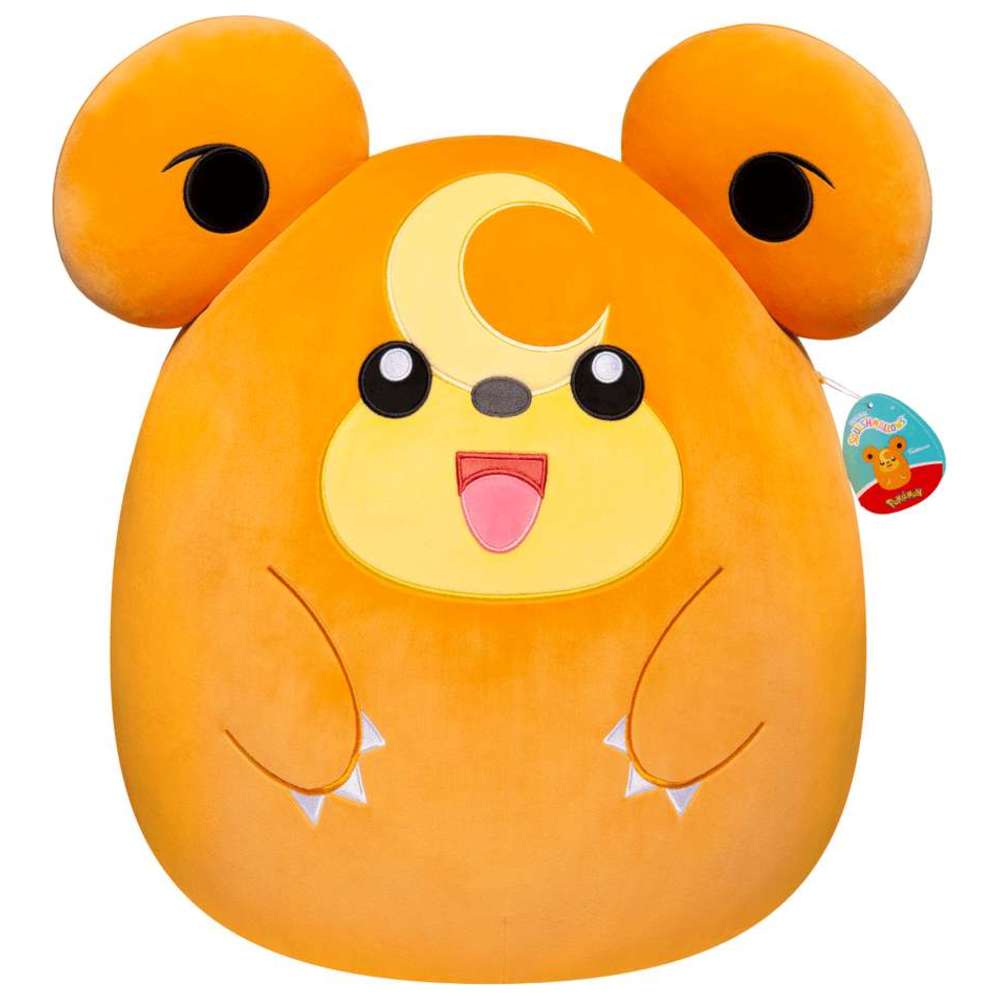 Pokemon - Squishmallow Teddiursa Plush Toy - 14-Inch