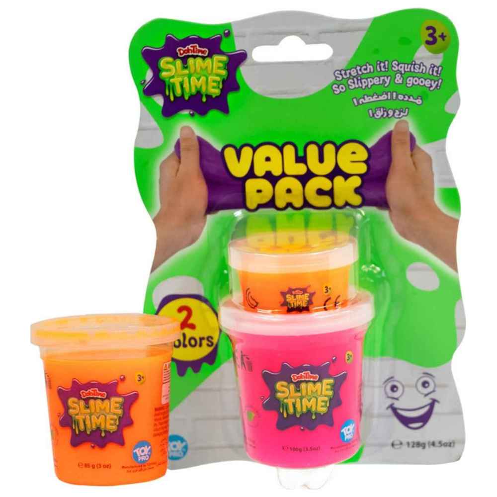 Dohtime - Slime Time Slime Can - 2 Pcs - 128 gm