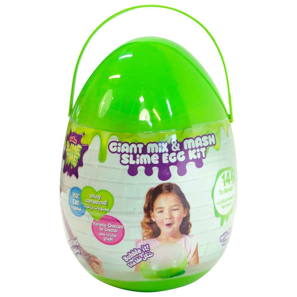 Dohtime - Slime Time Giant Mix & Mash Egg Kit - 10 Pcs