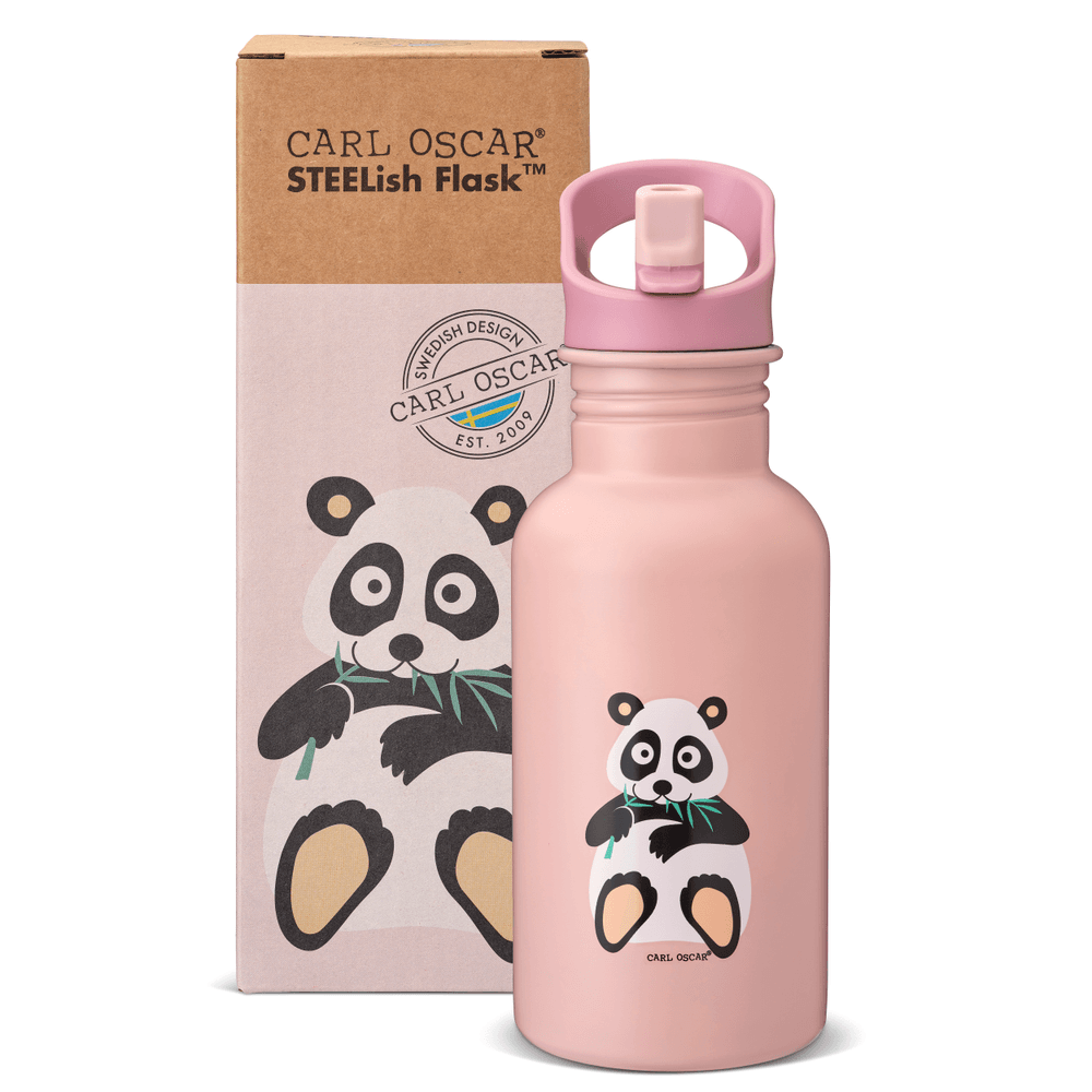 Carl Oscar - Kids Steelish Flask - Pink - 500ml