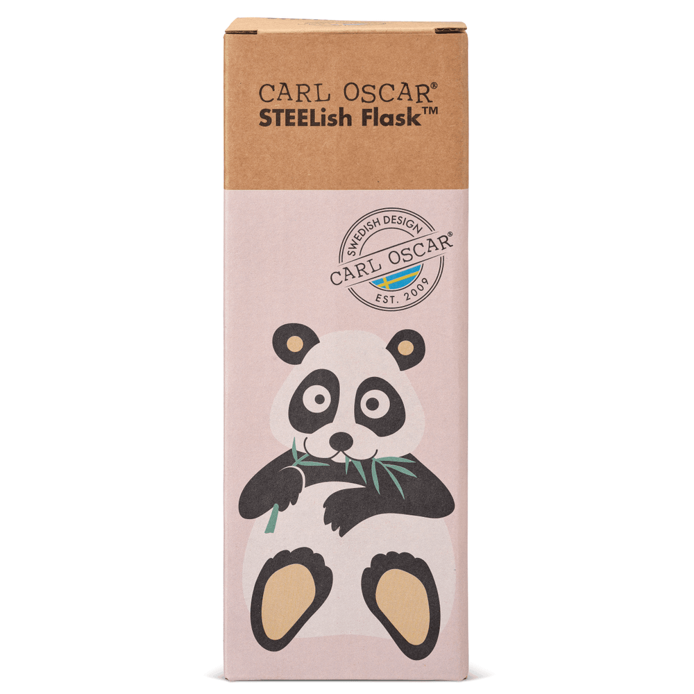 Carl Oscar - Kids Steelish Flask - Pink - 500ml