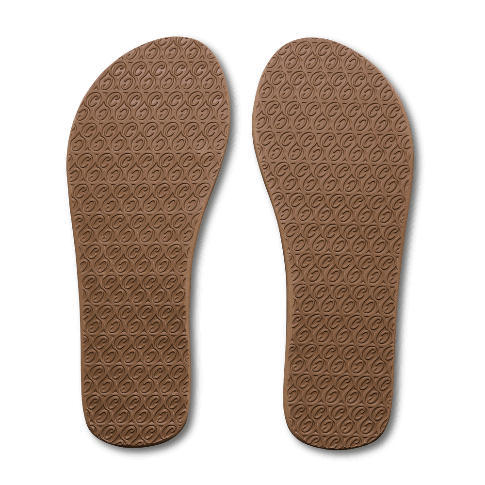 Cobian - Women's Bethany Braided Pacifica Flip Flops - Chocolate