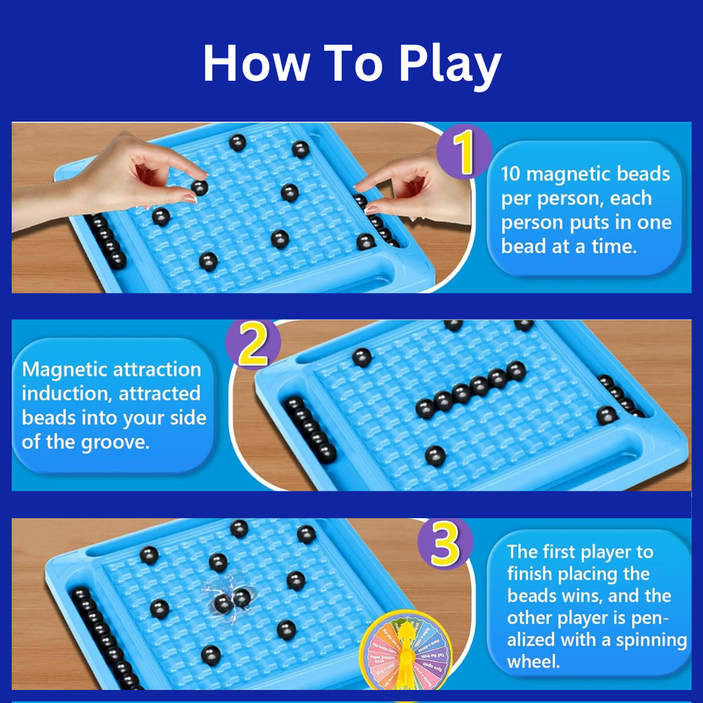 ESSEN - Magnetic Chess Strategy Board Game Set With Penalty Disk