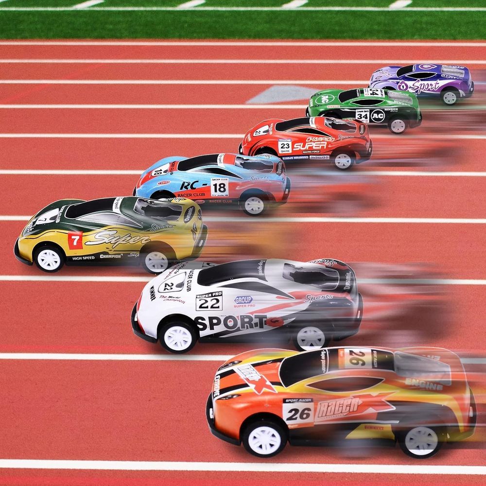 Essen - Pull Back Race Toy Car Set - 36 Pcs