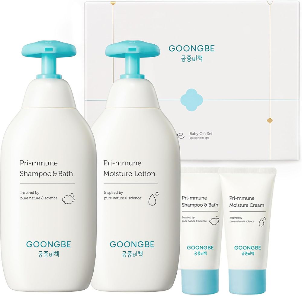 Goongbe - Shampoo Bath And Moisture Lotion Baby Gift Set - 4 Pcs