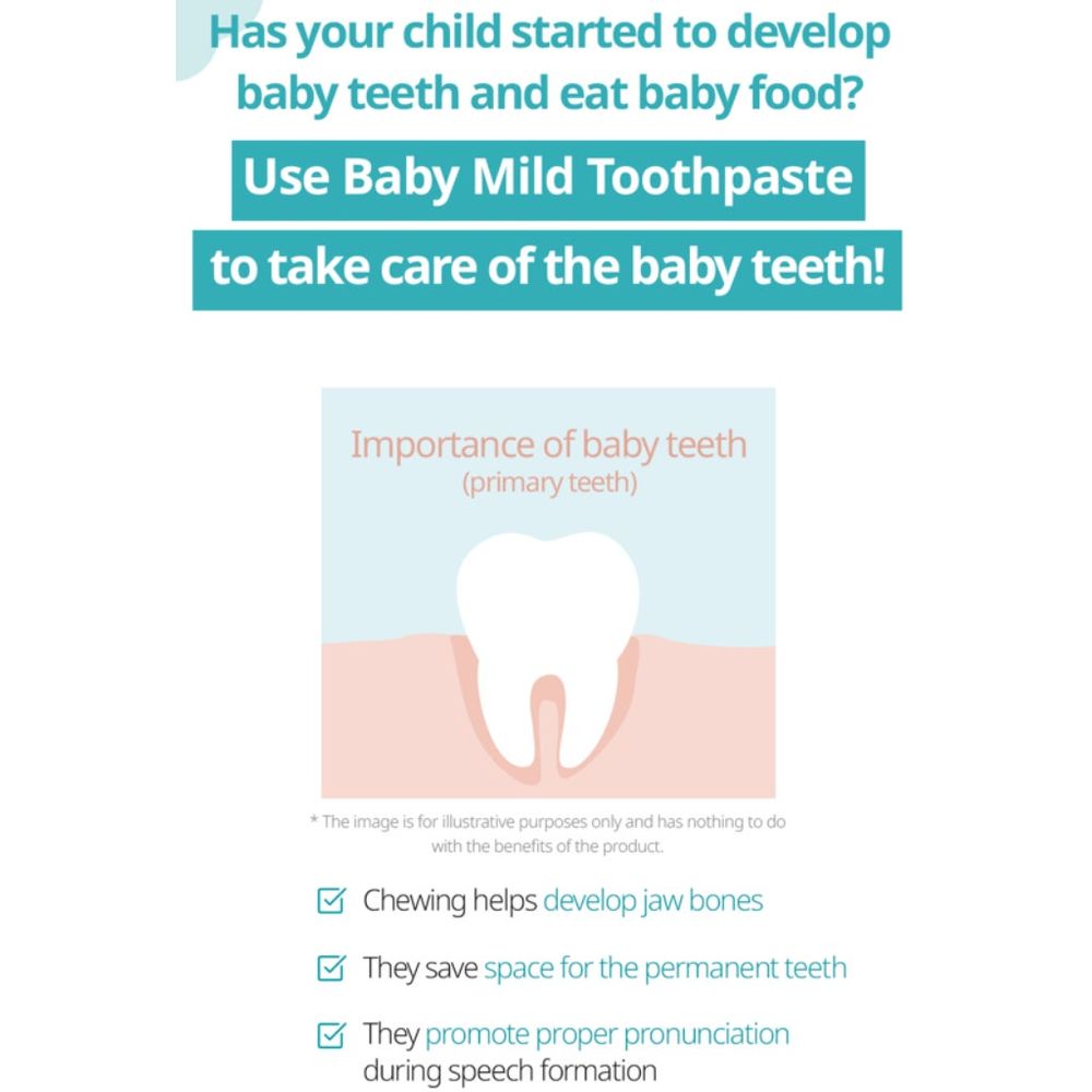 Goongbe - Baby Mild Toothpaste - Strawberry - 80 gm