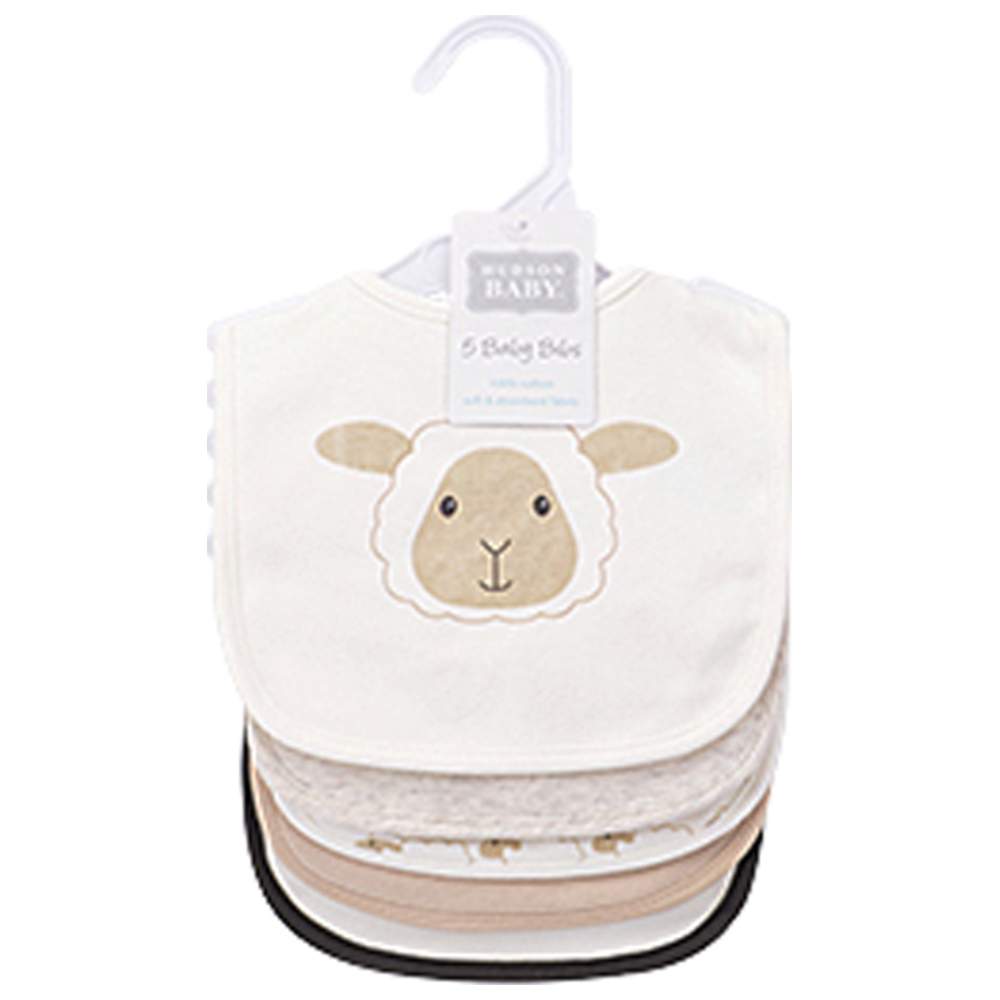Hudson Childrenswear - Baby Bibs - New Here - 5 Pcs