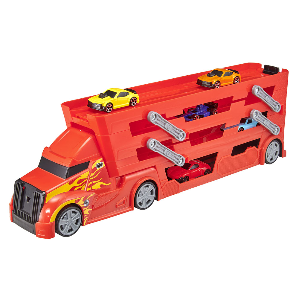 Teamsterz - Metro City Launcher Transporter With 5 Cars
