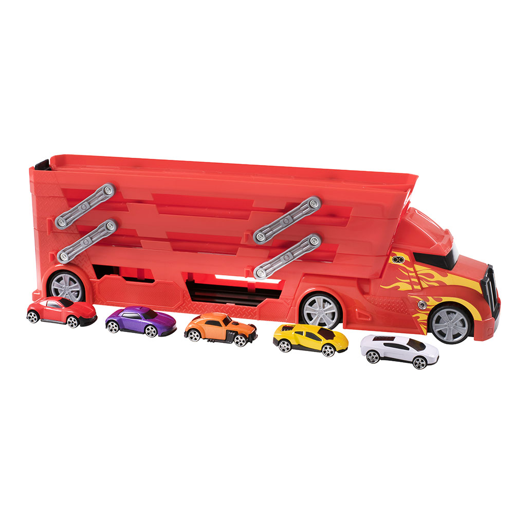 Teamsterz - Metro City Launcher Transporter With 5 Cars