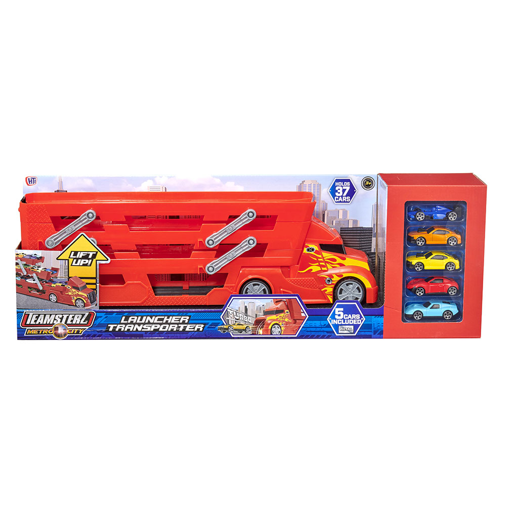 Teamsterz - Metro City Launcher Transporter With 5 Cars