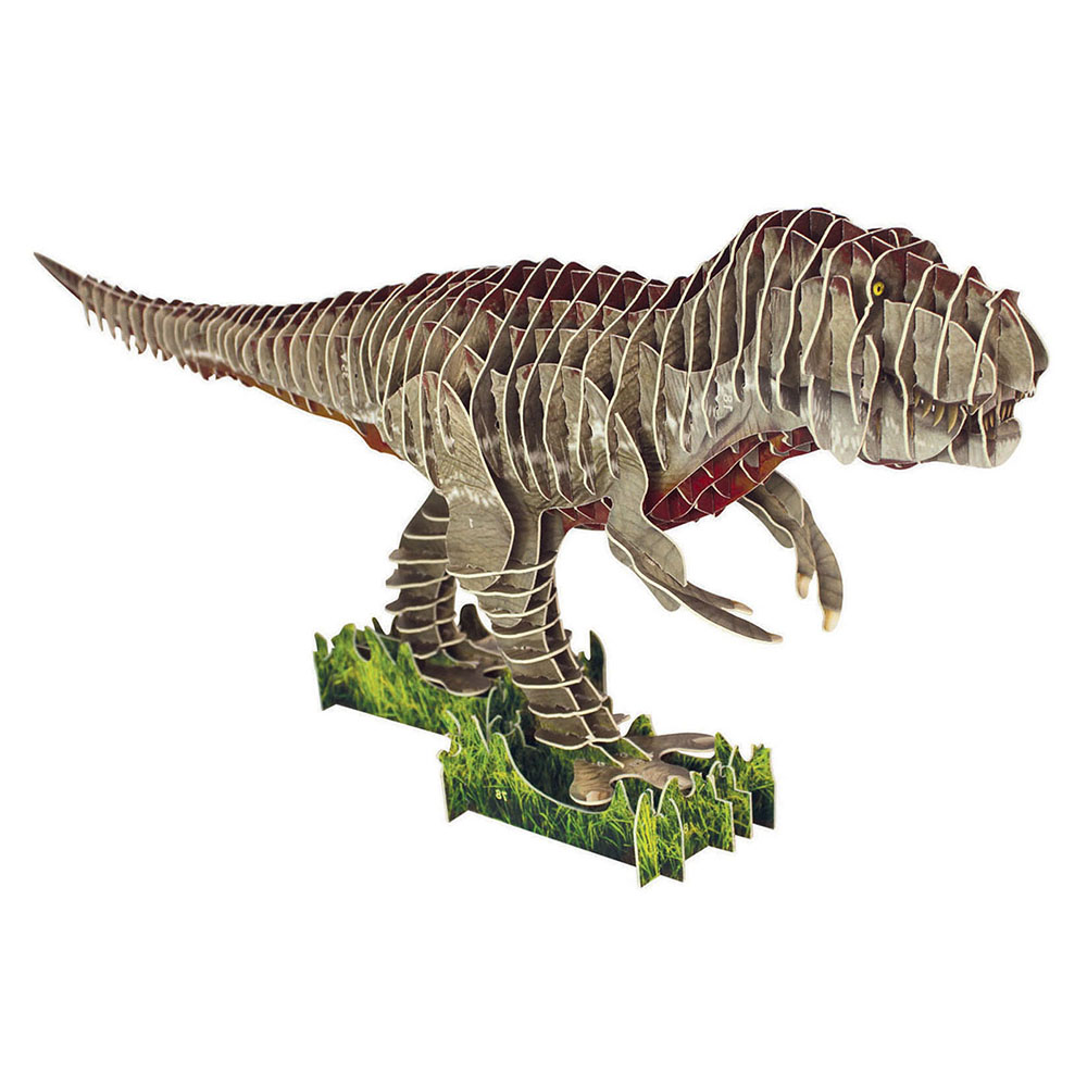 Educa Borras - 3D Creature Puzzle - T-Rex - 82 Pcs