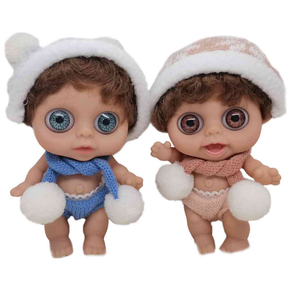 Limei International - Baby Doll With Scarf - 15 cm - 2 Pcs