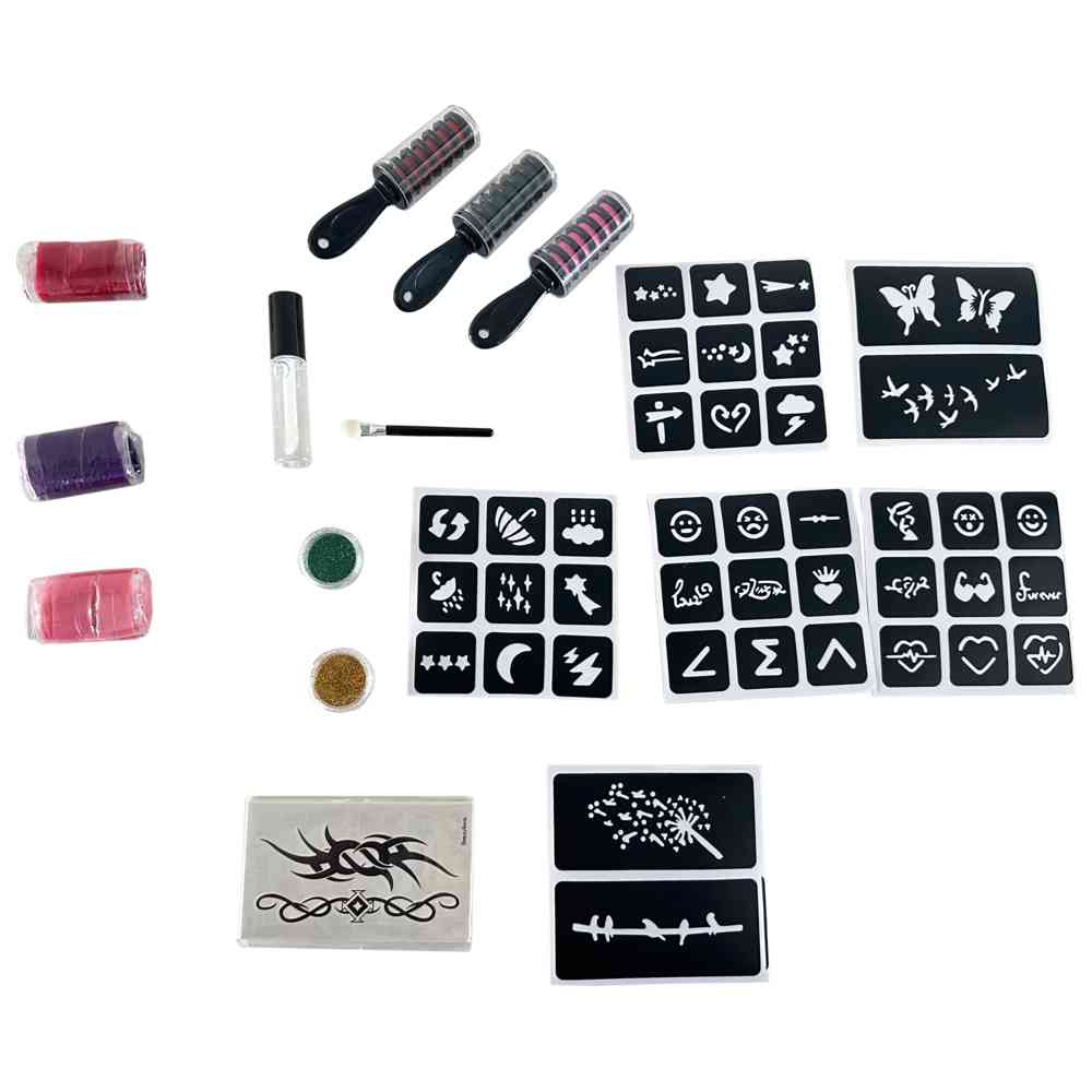Limei International - Beauty Bombo Creative Kids DIY Tattoo & Nail Art Kit