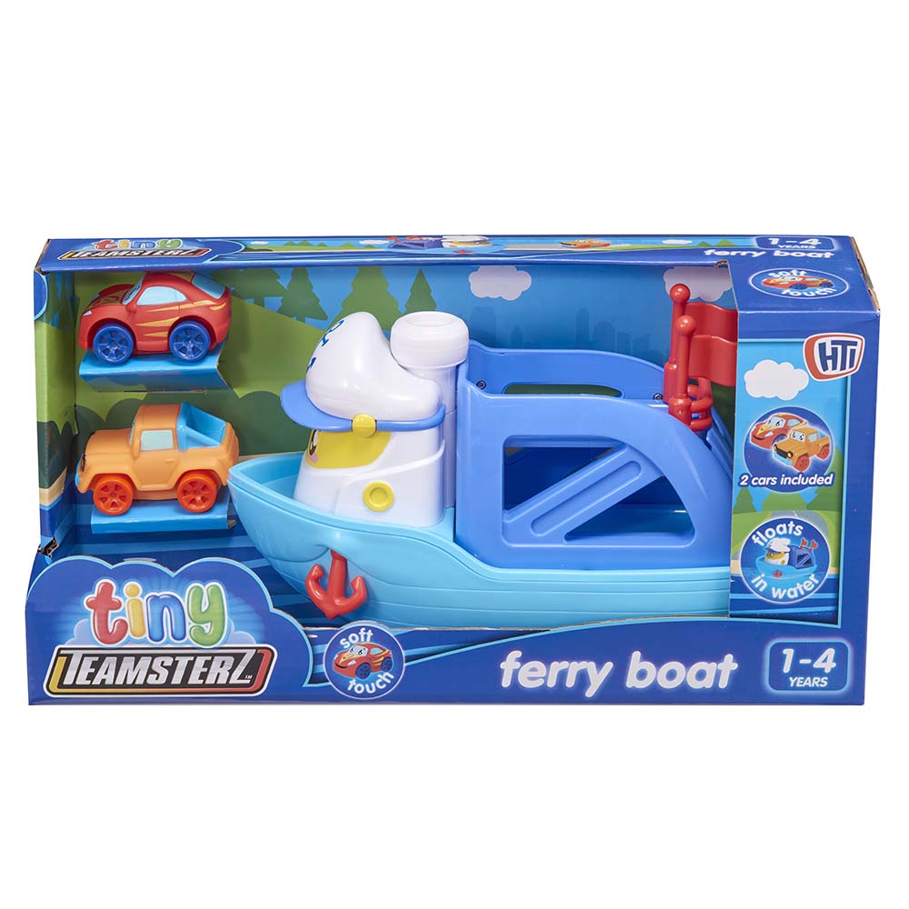 Teamsterz - Ferry Boat With 2 Cars - Blue