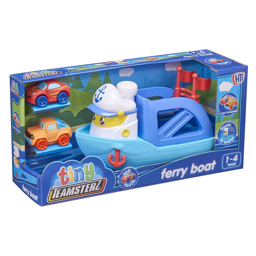 Teamsterz - Ferry Boat With 2 Cars - Blue