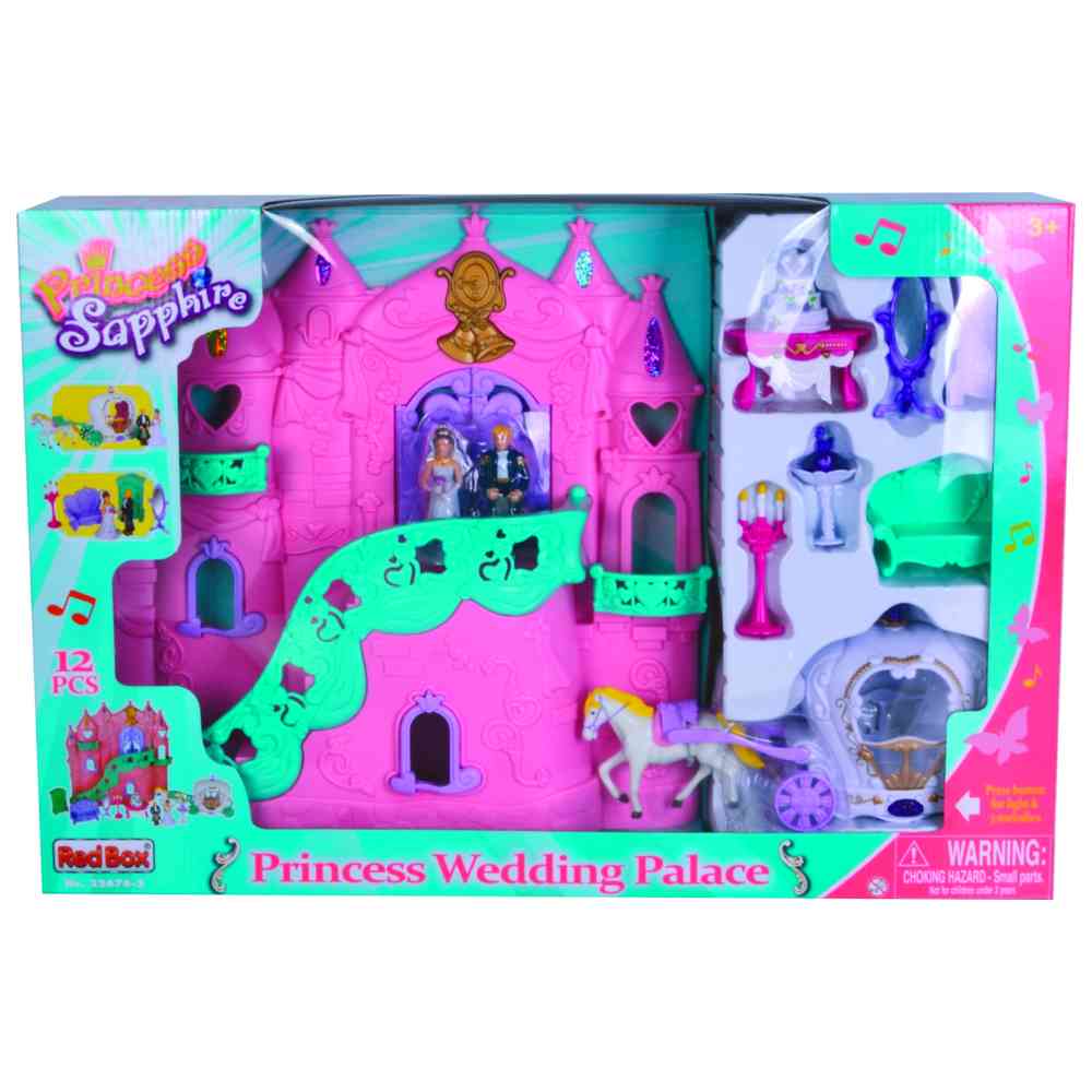 Red Box - Princess Wedding Palace Playset - 12 Pcs