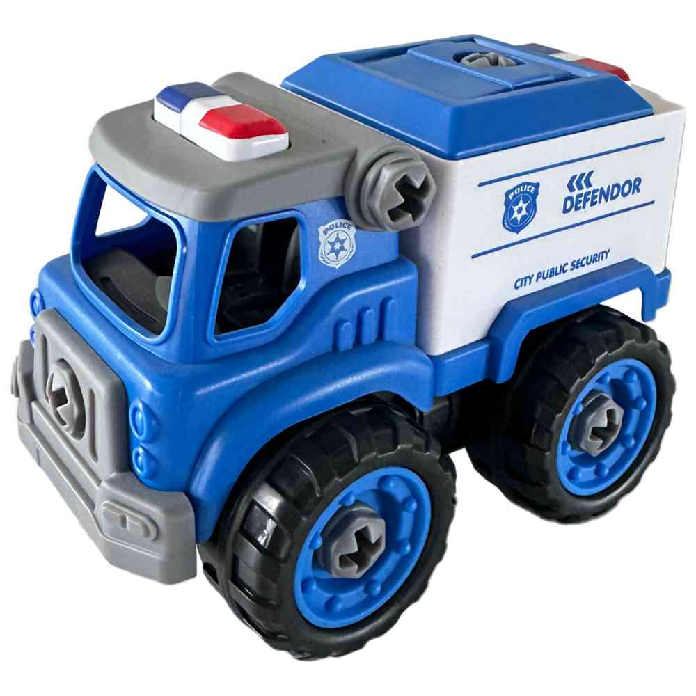 Limei International - Assembly Educational Mini Police Truck - 29 Pcs