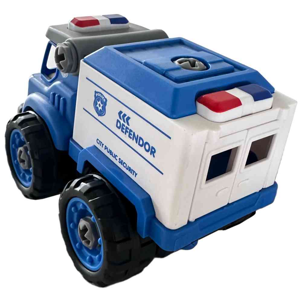 Limei International - Assembly Educational Mini Police Truck - 29 Pcs